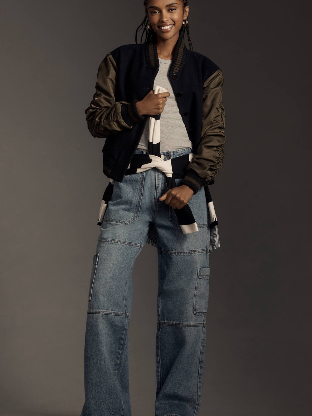 Avec Les Filles High-Rise Cargo Jeans